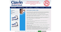 Desktop Screenshot of clavin.sk